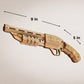 Shotgun Wood Puzzle - Rubber Band Gun