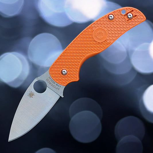 Spyderco Sage 5 Lightweight- Org FRN (3.00" Satin CPM-REX 121) C123BORP