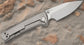 Chaves Scapegoat Street Frame Lock Knife Gray Titanium (3.5" Satin)