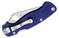 Spyderco Paramilitary 2 Folding Knife 3.42" CPM-S110V Satin Blade, Blue/Purple (Blurple) G10 Handles - C81GPDBL2