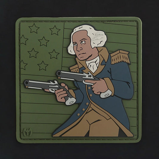 3D Morale Patch - George Washington - Green