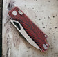 Kunwu Knives PULSAR Elmax Red G Mascus G-10 (3.3" Satin ) X705A-1