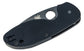 Spyderco Efficient Folding Knife 2.98" Black Oxide Plain Blade, Black G10 Handles - C216GPBBK