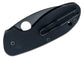 Spyderco Efficient Folding Knife 2.98" Black Oxide Plain Blade, Black G10 Handles - C216GPBBK