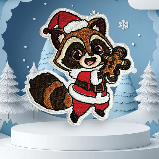 Vosteed Christmas Raccoon Patch