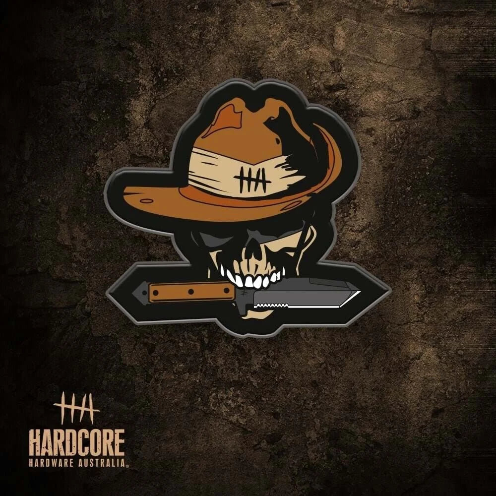 Hardcore Hardware Australia HHA 2013 Skull Morale Patch Soft Rubber PVC Build