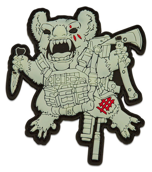 Halfbreed Blades Drop Bear Morale Patch 2024 GITD Glow-in-the-Dark