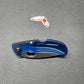 Hard Hat Lock Back Knife - Blue