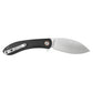 Nightshade LT - Shilin Cutter - Liner Lock Knife (3.26" Nitro-V Blade & Black Micarta Handle) - NS32NTMK