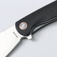Nightshade LT - Shilin Cutter - Liner Lock Knife (3.26" Nitro-V Blade & Black Micarta Handle) - NS32NTMK
