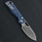 Kunwu Knives PULSAR Elmax Blue G Mascus G-10 (3.3" Satin )