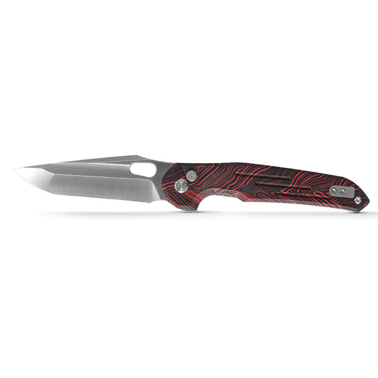 Vosteed Thunderbird - Trek Lock Knife (3.48" S35VN Blade & Topo G10 Handle) - TB3SG1