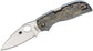 Spyderco Chaparral Folding Knife 2.8" CTS XHP Satin Plain Blade, Raffir Noble Handles (Coloration and Pattern May Vary) - C152RNP