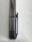 KIZER GENIE Frame Lock Gray Titanium Handle - S35VN Blade KI4545A1 with Purple Backspacer and Pocket Clip