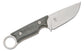 Kizer Cutlery 1048A1 Johnathan Styles Cabox Fixed Blade Knife 3.35" D2 Stonewashed Drop Point, Black Micarta Handles, Kydex Sheath